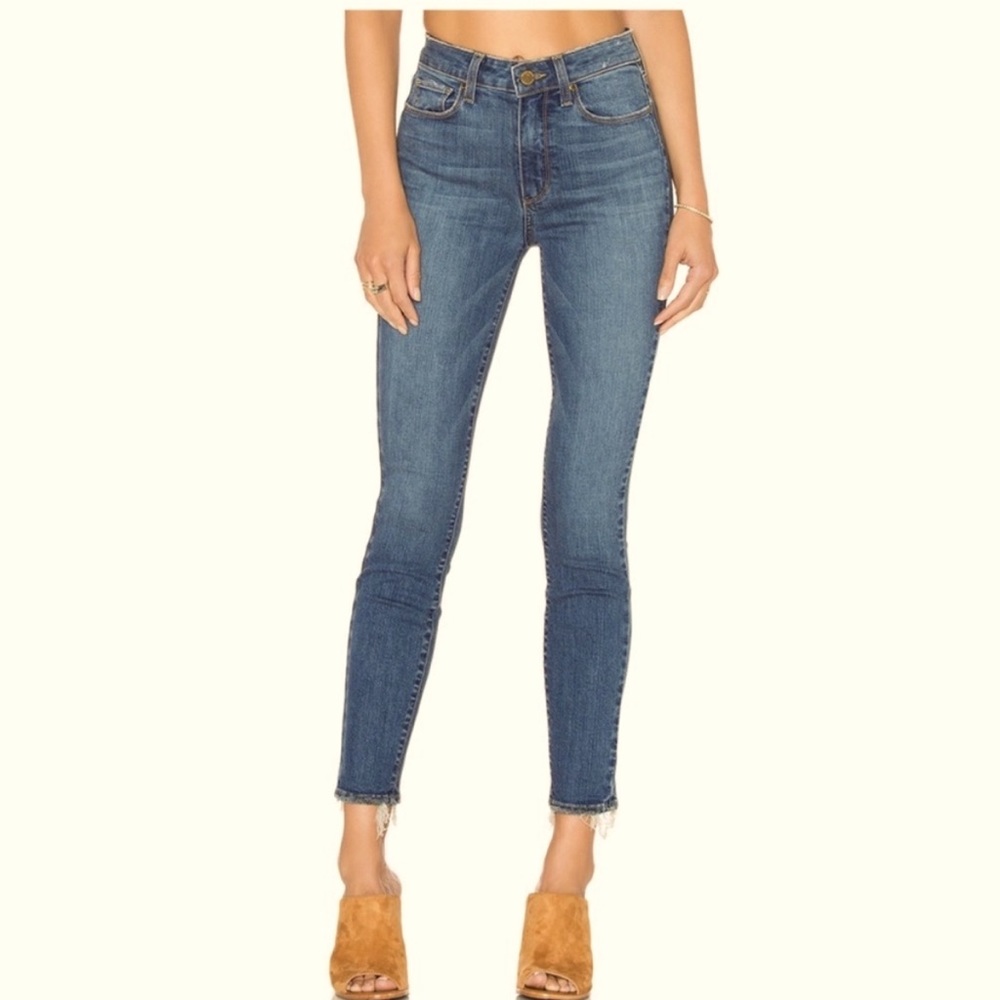 Paige Hoxton Ankle High Rise Skinny Jeans In Neva 32 NWT